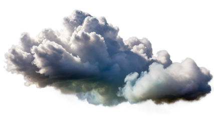 Cloud Serenity: A captivating, close-up shot of a single, fluffy cloud against a clear backdrop, capturing a sense of calm, serenity, and natural wonder.