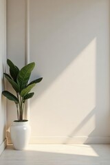 Clean lines, geometric forms, neutral palette, workspace, photo, geometric