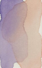 Watercolor texture background generative ai image, soft and artistic tone