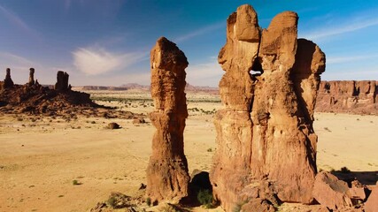 Ennedi Plateau is located at northeast of Chad.