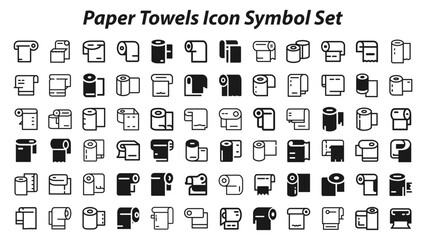paper towels icon Symbol Set.svg. creative modern icon set, Professional Symbol download scalable vector file