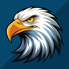 Eagle Head Mascot Vector Art