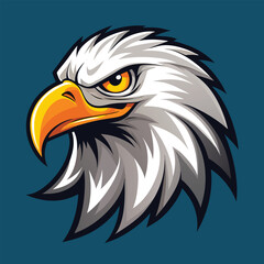 Fototapeta premium Eagle Head Mascot Vector Art