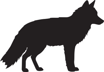 Majestic Wolf Silhouette A Powerful Symbol of Wilderness and Freedom