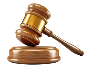 Wooden Gavel - Symbol of Justice and Legal Authority