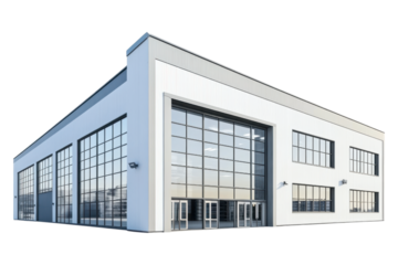 Modern Industrial Commercial Building Exterior Design