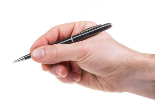 Hand Holding Pen