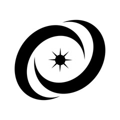 Abstract Y2K Vector Shape Element