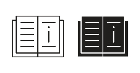 User guide icon Logos. Flat Vector Icon Design Template