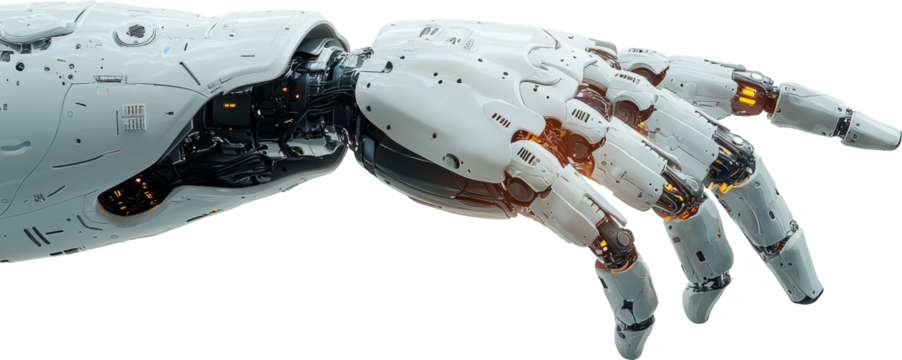robotic hand - Powered by Adobe