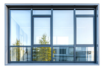 Modern Building Facade with Large Windows