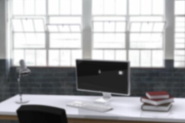 Composite image of an office