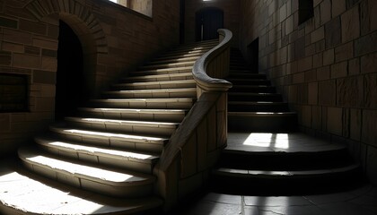 Obraz premium stairs in the old town