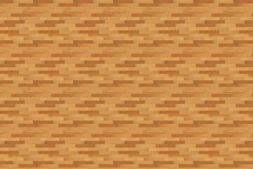 Flat design is featuring staggered wooden planks forming parquet floor on transparent background