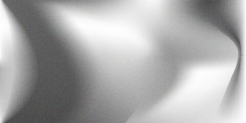 Black dark gray silver white wave abstract background for design. Light wave, wavy line. Ombre gradient. Noise rough grungy grain brushed metal metallic effect