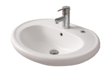 Fototapeta premium Oval Bathroom Sink