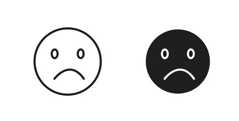 Fototapeta premium Sad icon