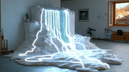 Digital Waterfall: Abstract Data Flow