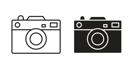 Retro camera icon