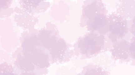 Watercolor textures soft purple color abstract background
