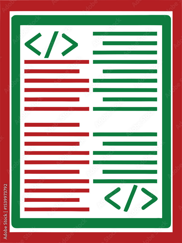 Poster abstract code representation of artificial intelligence on a transparent background