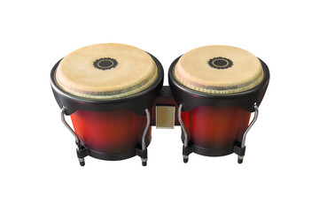 bongo isolated on white background