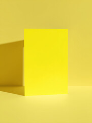 poster mockup, set in the table, high quality commercial layout, hard flash