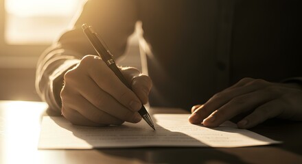 writing on a table