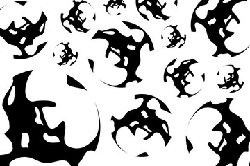 Seamless Pattern of Cartoon Earth Globes on White Background