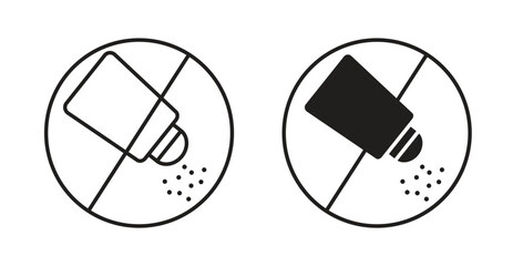 No salt sign