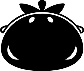 Pouch Silhouette Vector Illustration 