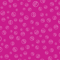 Fast food donut pattern. Restaurant menu background.