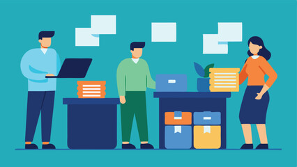 office-staff-sorting-and-filing-documents-in-a-pap.eps