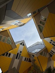 Famous Yellow Cube Houses Rotterdam