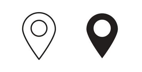 Fototapeta premium Location pin icon