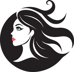 This collection of black and white images showcases various women's hairstyles, ranging from short bobs to long, flowing locks, with some featuring braids or headwear