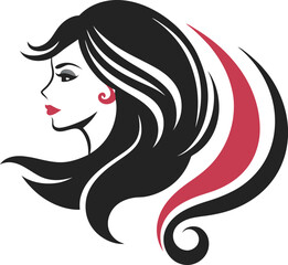 This collection of black and white images showcases various women's hairstyles, ranging from short bobs to long, flowing locks, with some featuring braids or headwear