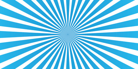 Abstract blue and white sunburst background design with radial lines for various creative design projects and graphic elements