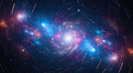 Fototapeta premium space galaxy background