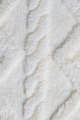 soft cotton terry towel in various colors, fabric texture, macro