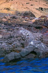 Volcanic Landscape, Galápagos National Park, UNESCO World Heritage Site, Galápagos Islands, Ecuador, South America
