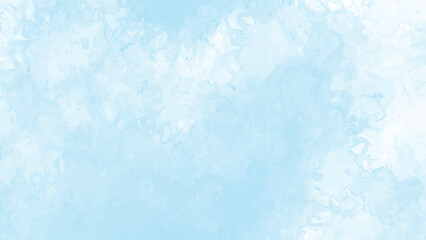 Light Blue Watercolor Texture Background Pastel Shades Abstract Painted Design Soft Color Splashes Subtle Gradient Watercolor Paper Effect