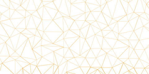  Abstract of simple gold line triangle pattern geometric background .white background creative and geometric shape with white luxury pattern .gold and white geometric background with low poly triangle