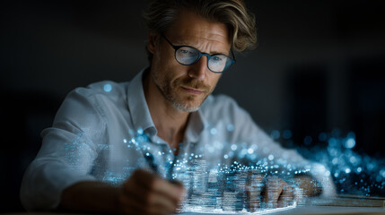 Architectural Studio with AR Building Outline in 3D