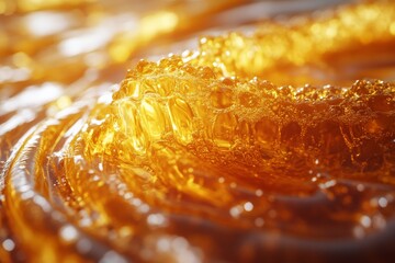 Golden essence, beauty in every drop. Generative AI