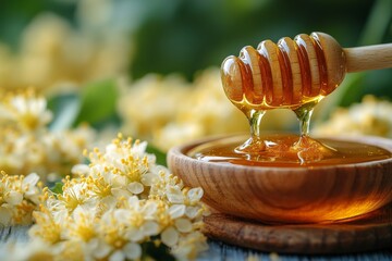 Lime and honey, nature's perfumed delight. Generative AI