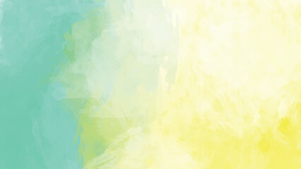 Abstract Watercolor Background Pastel Green Yellow Gradient Soft Color Blend Texture Spring Summer Design Element
