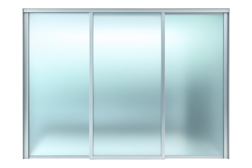 Modern Frosted Glass Sliding Door Design