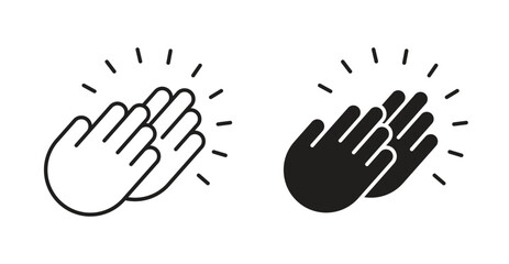 Clapping hands icon