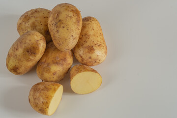 close up of potatoes